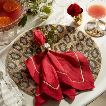 Animal pattern coasters, bronze Joanna Buchanan