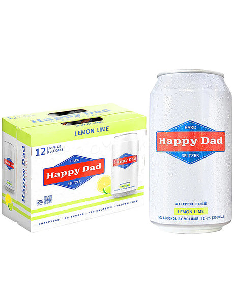 Buy Happy Dad Hard Seltzer Lemon Lime 12-Pack