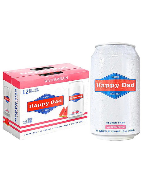 Buy Happy Dad Hard Seltzer Watermelon 12-Pack