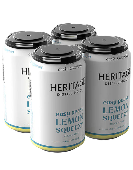 Buy Heritage Easy Peasy Lemon Squeezy 4 Pack Can