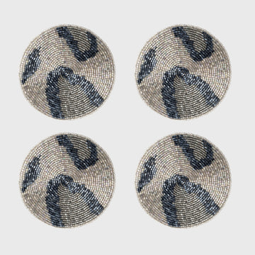 Animal pattern coasters, silver Joanna Buchanan