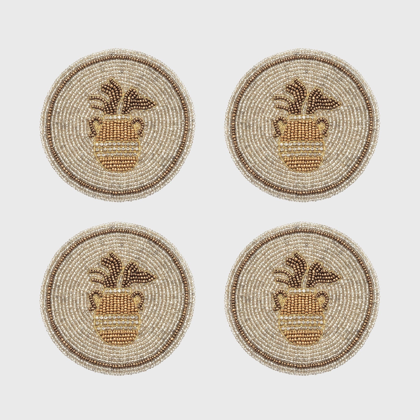 Aquarius coasters, set of four