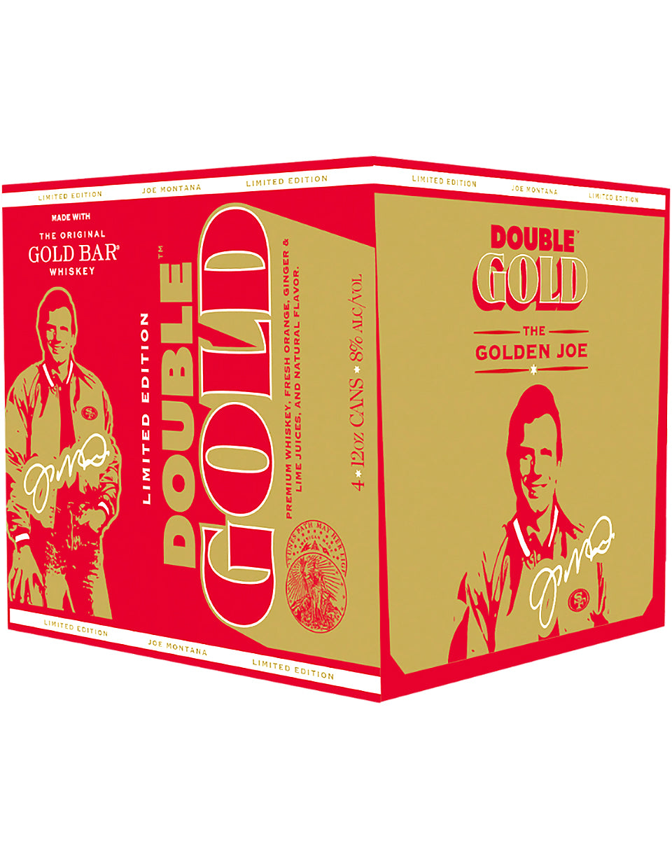Gold Bar Double Gold Joe Montana Whiskey Mule 4-Pack