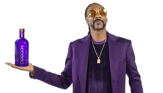 Snoop Dog holding an alchohol