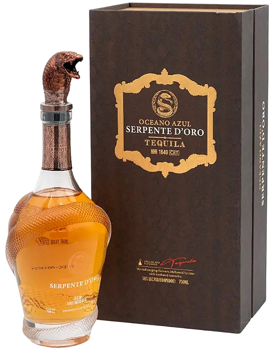 Buy Oceano Azul Serpente D Oro Tequila Anejo