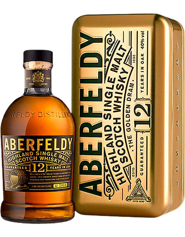 Buy Aberfeldy 12 Year Old Whisky Limited Edition Gold Bar