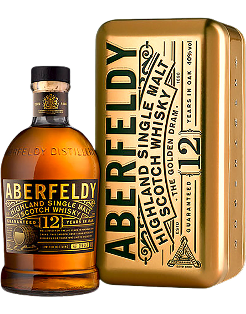 Buy Aberfeldy 12 Year Old Whisky Limited Edition Gold Bar