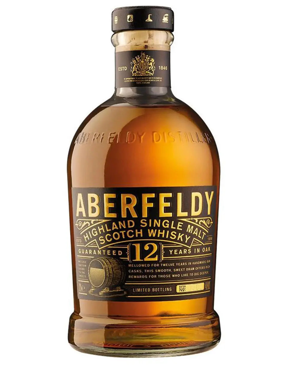 Whisky escocés Aberfeldy 12 años 750 ml | Licorería de calidad