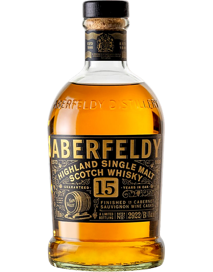 Buy Aberfeldy Napa Valley Red Wine Cask 15 Year Whisky