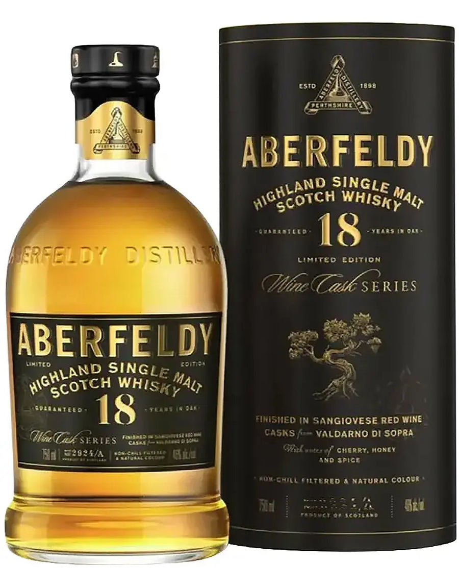 Aberfeldy 18 Year Sangiovese Cask Single Malt Scotch
