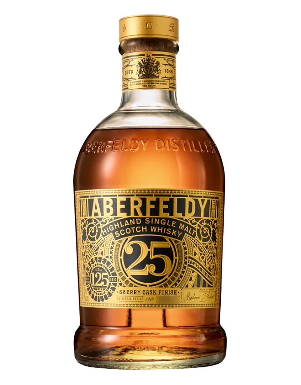 Whisky Aberfeldy 25 años Sherry Cask 125 aniversario limitado