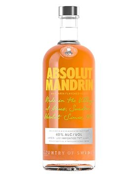Absolut Mandrin Vodka 750ml - Absolut Vodka