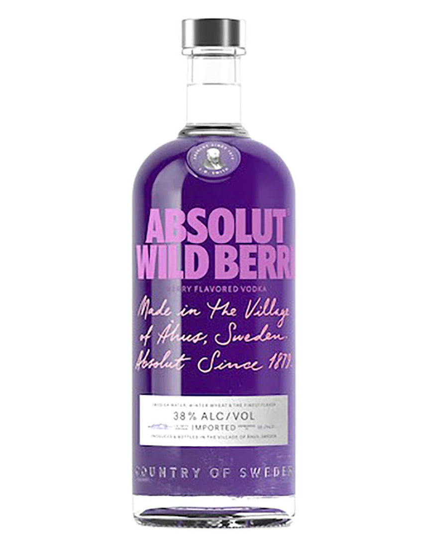 Absolut Wild Berri Vodka 750ml - Absolut Vodka