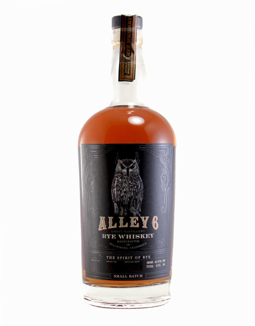 Alley 6 Rye Whiskey 750ml - Alley 6