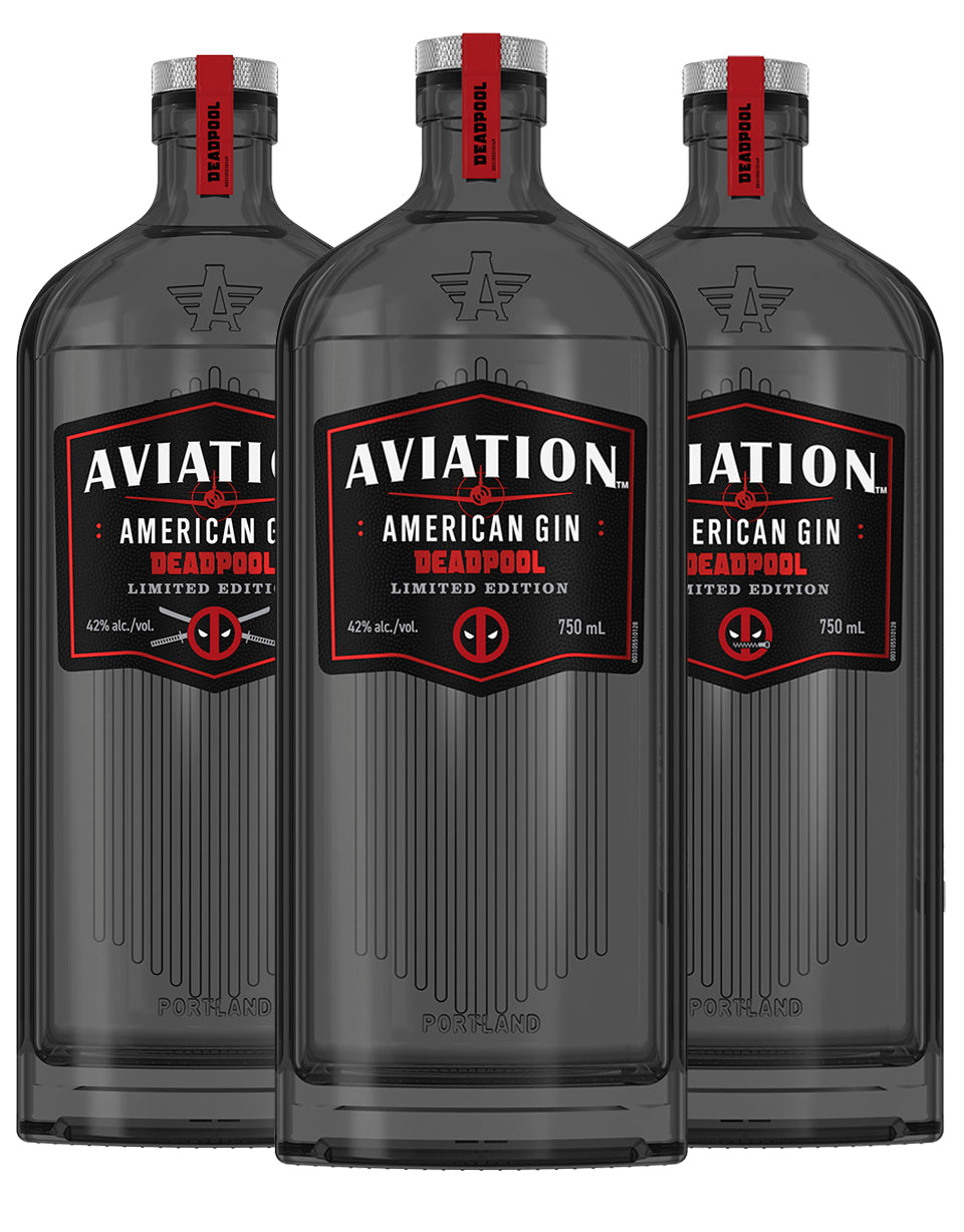 Buy Aviation Gin Deadpool and Wolverine Limited 3-Pack | Quality Liquor ...