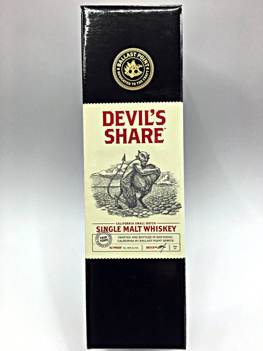 Ballast Point Batch No 4 Devil's Share Whiskey - Ballast Point Liquor