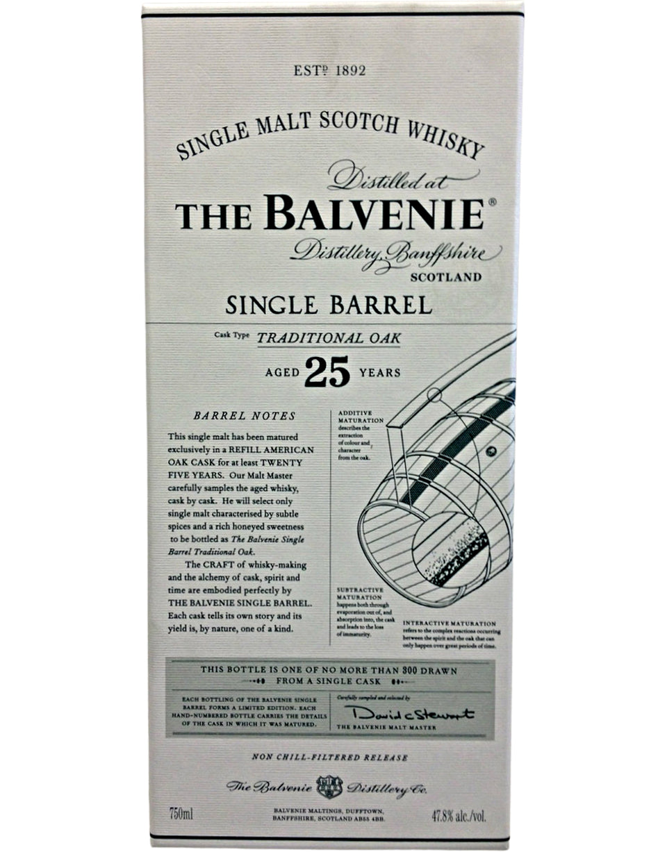 The Balvenie Single Barrel 25 Year Malt Whisky | Quality Liquor Store