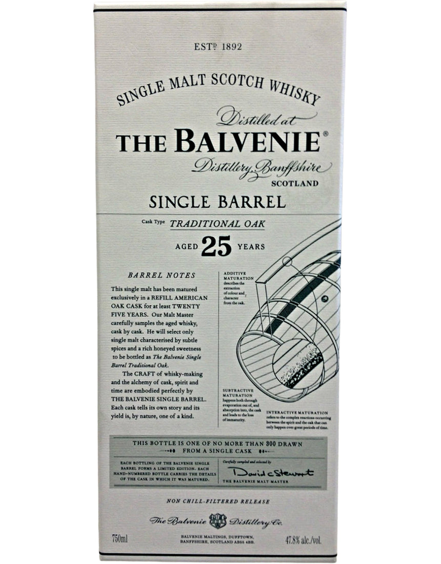 Buy Balvenie Single Barrel 25 Year Old Malt Scotch Whisky