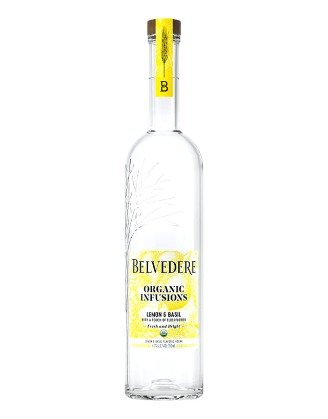 Buy Belvedere Infusions Lemon & Basil Vodka