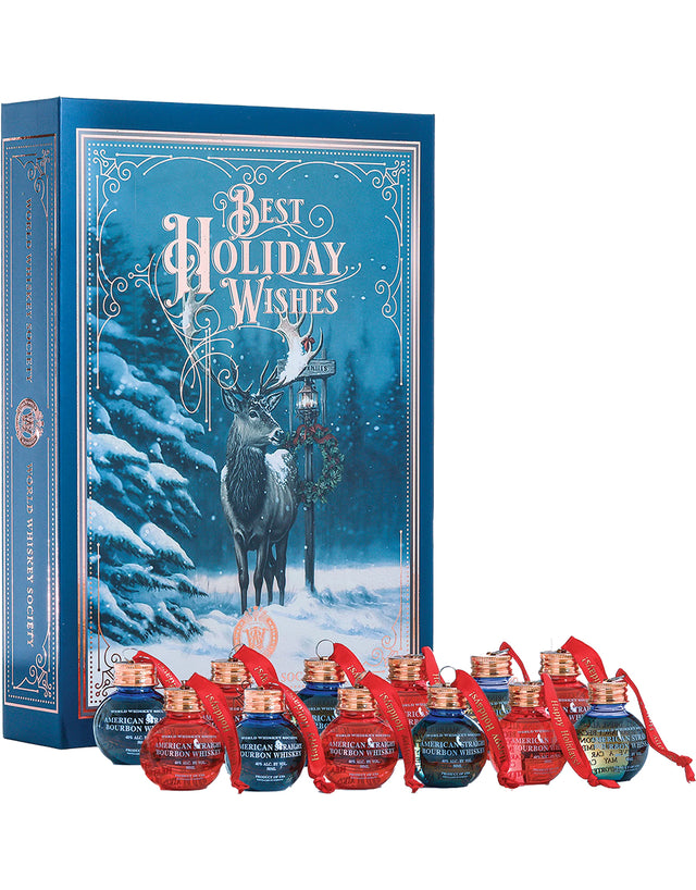 Buy World Whiskey Best Holiday Wishes Bourbon Ball Ornament Gift Set