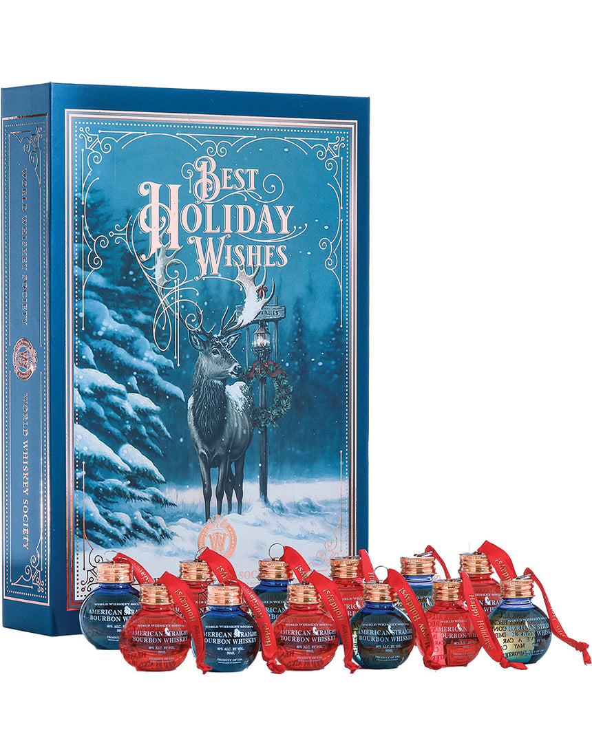 Buy World Whiskey Best Holiday Wishes Bourbon Ball Ornament Gift Set