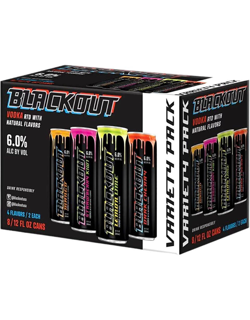 Blackout Vodka Cocktail Variety Pack 8Pk - Blackout