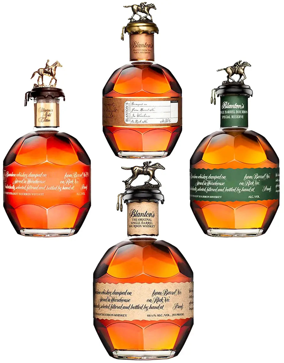 Blanton's Gold, SFTB, Green & Original Bourbon 4-Pack | Quality Liquor