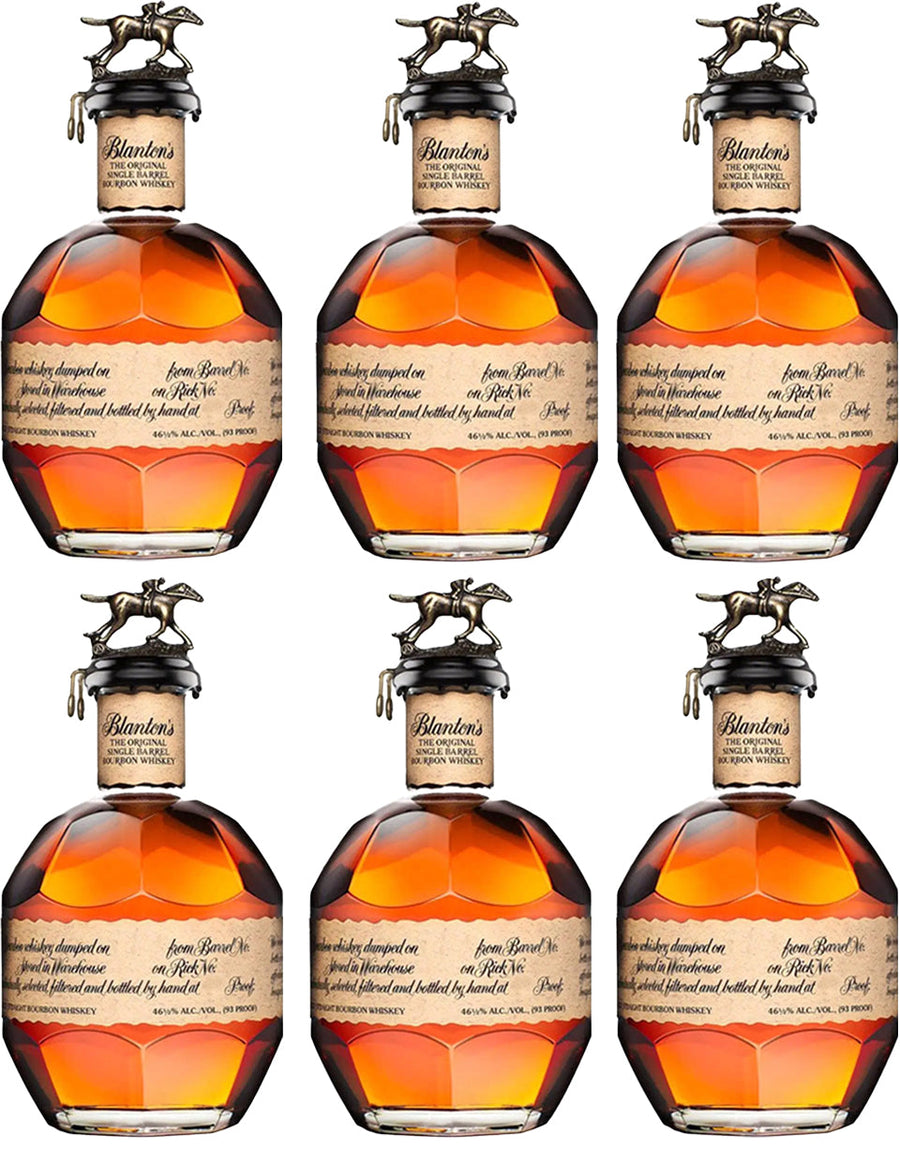 Blanton's Bourbon  Blanton’s Original Single Barrel Bourbon 6-Pack -  Whiskey  Quality Liquor Store