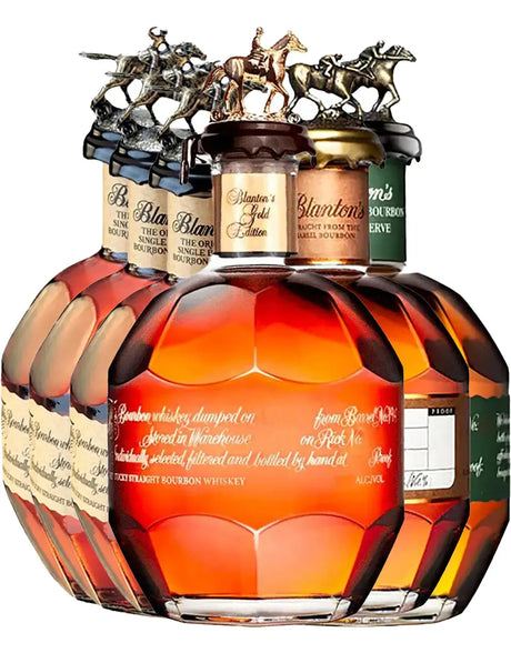 Blanton’s Bourbon 6-Pack: Original, Gold, SFTB & Green