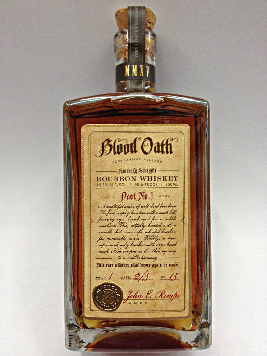 Blood Oath Bourbon 750ml_ - Blood Oath