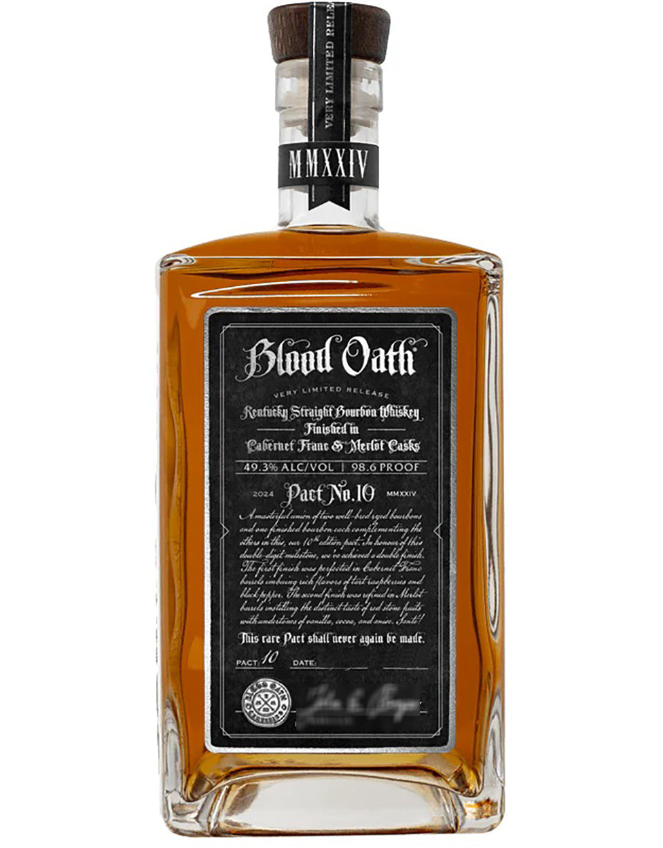 Buy Blood Oath Pact No. 10 Bourbon Whiskey