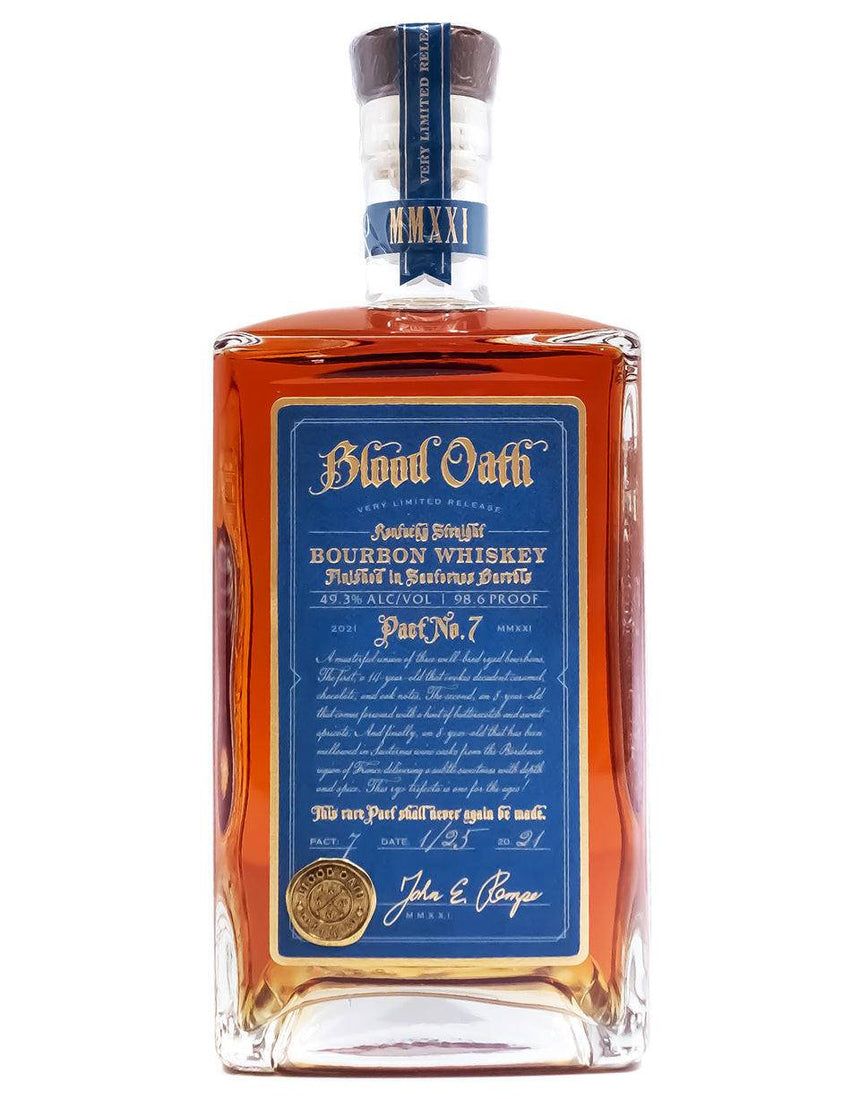 Blood Oath Pact No. 7 Bourbon Whiskey - Blood Oath