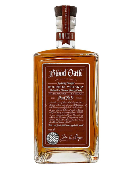 Blood Oath Pact No. 9 Bourbon Whiskey - Blood Oath