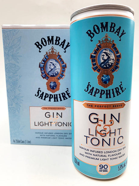 Bombay Gin & Tonic Light Can 4-Pack - Bombay