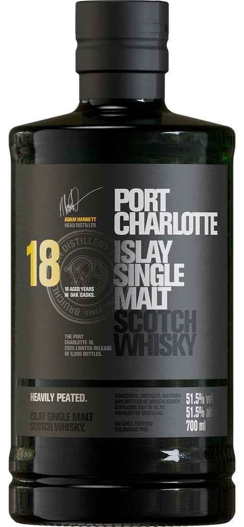 Buy Bruichladdich Port Charlotte 18 Islay Single Malt Whisky – Quality ...