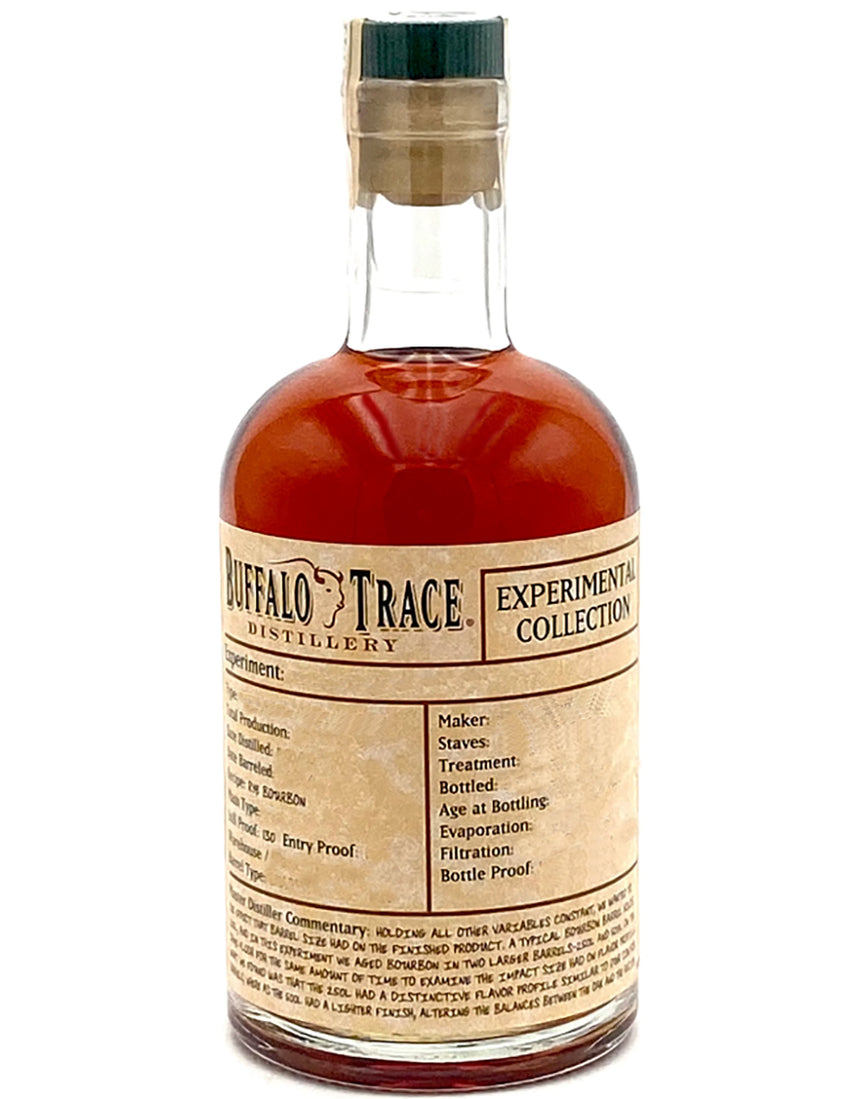 Bourbon de la colección experimental Buffalo Trace con malta turbada