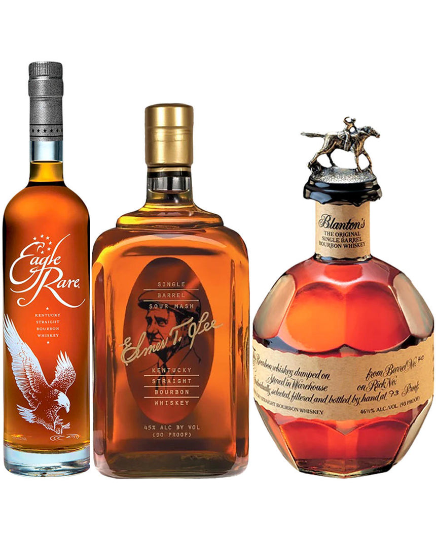 Elmer T Lee - Blanton's - Eagle Rare - Bourbon - Bundle