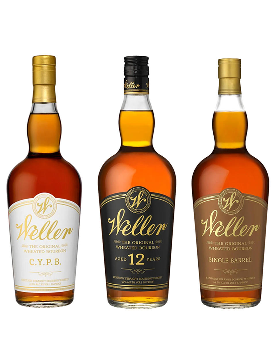 Weller CYPB - Single Barrel - 12 Year Bourbon - 3 Pack Combo