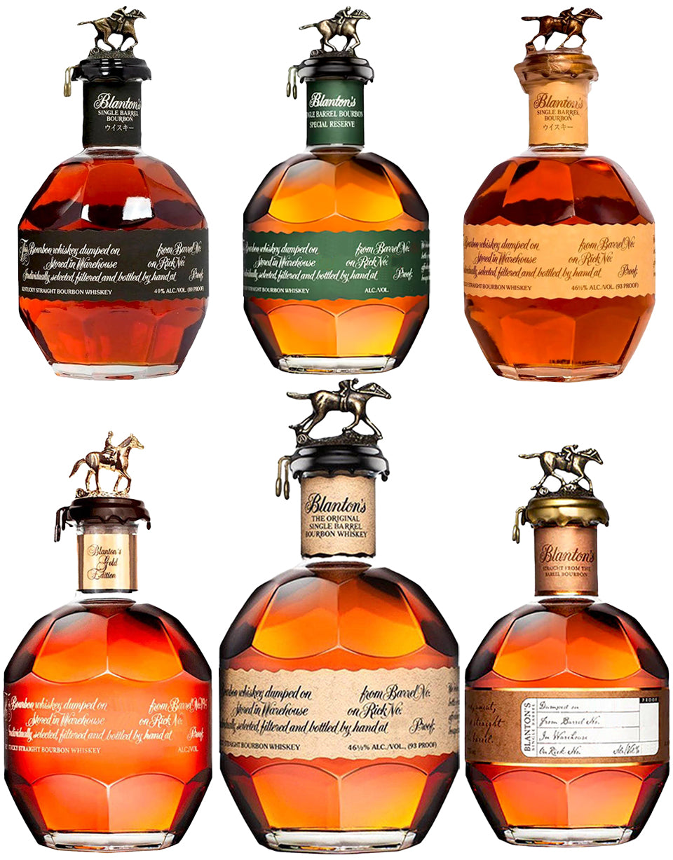 Blanton's SBB - Oro - SFTB - Reserva - Rojo - Negro - Paquete Bourbon 6Pk