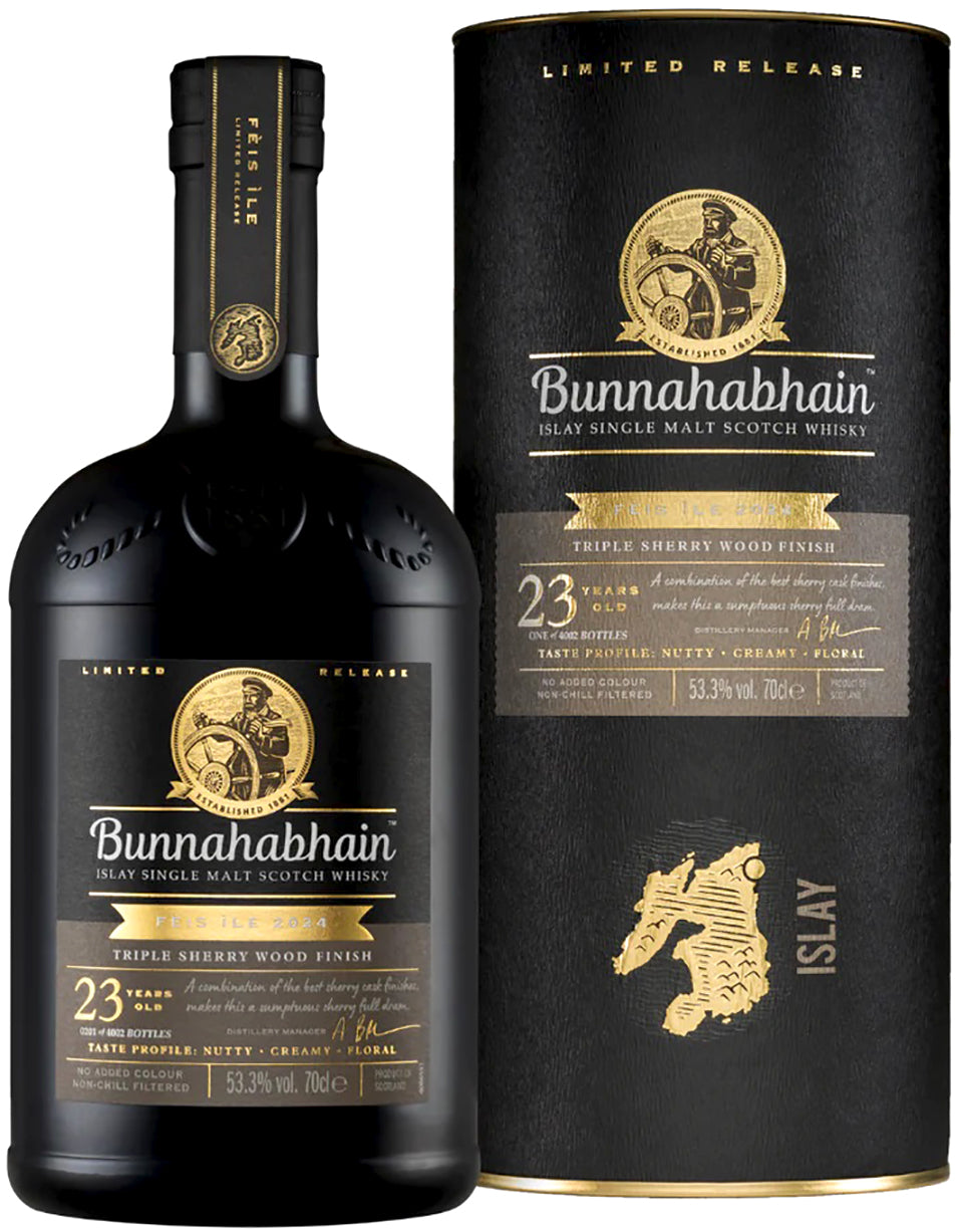 Buy Bunnahabhain Fèis Ìle 2024: 23 Year Old Triple Sherry Wood Finish