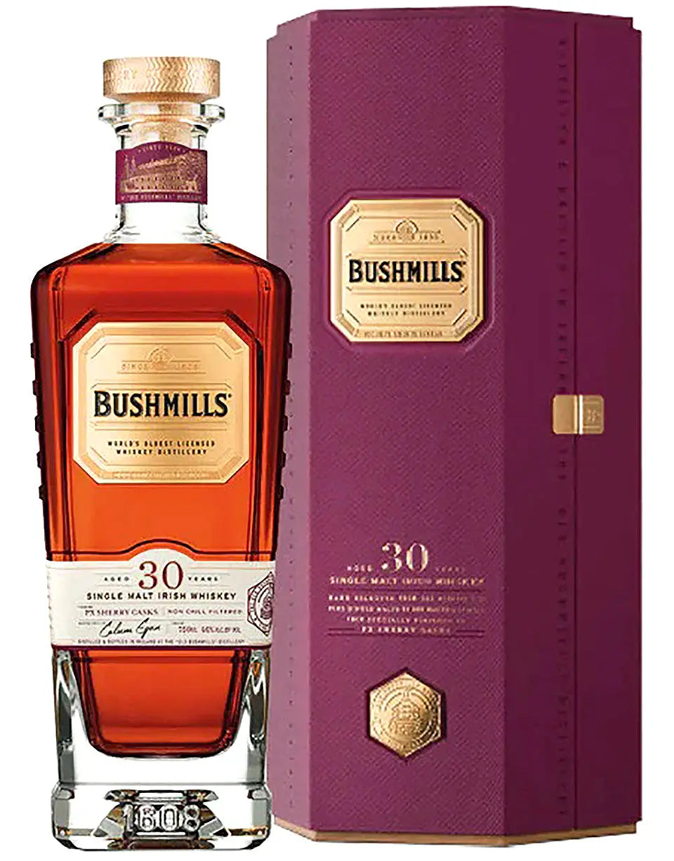 Bushmills アイリッシュウイスキー 750ml 43% Buy Bushmills 30 Year Old Single Malt Irish Whiskey | Quality Liquor