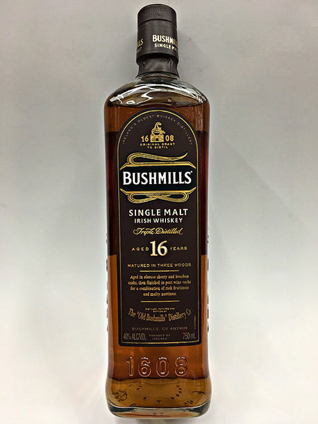 Bushmills 16 Year Old Irish Whiskey - Bushmills