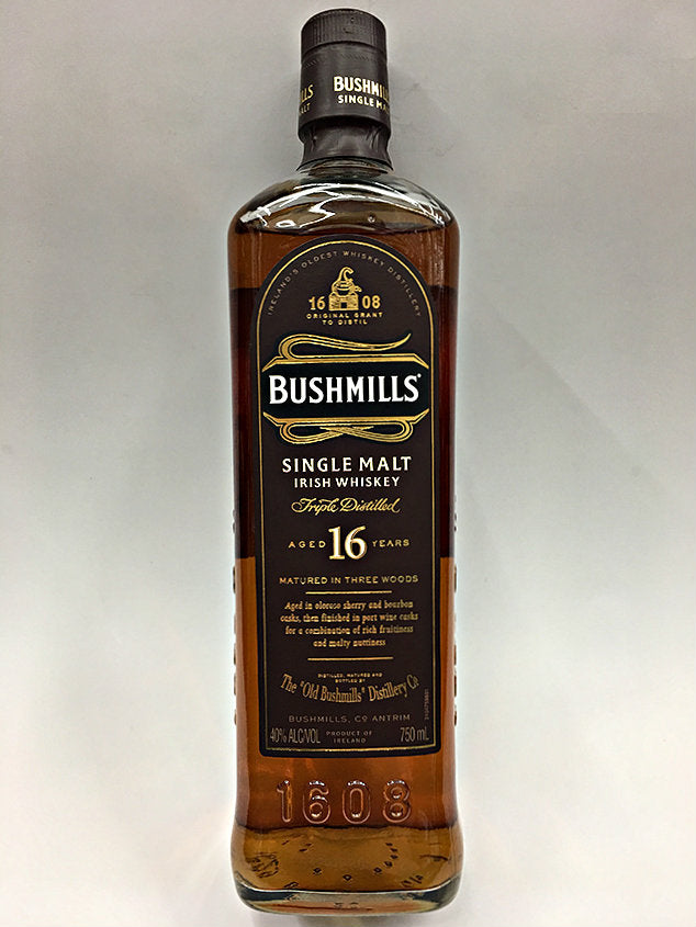 Bushmills 16 Year Old Irish Whiskey - Bushmills