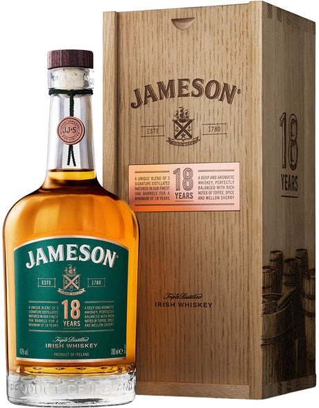 Jameson 18 Year Triple Distilled Irish Whiskey - Jameson