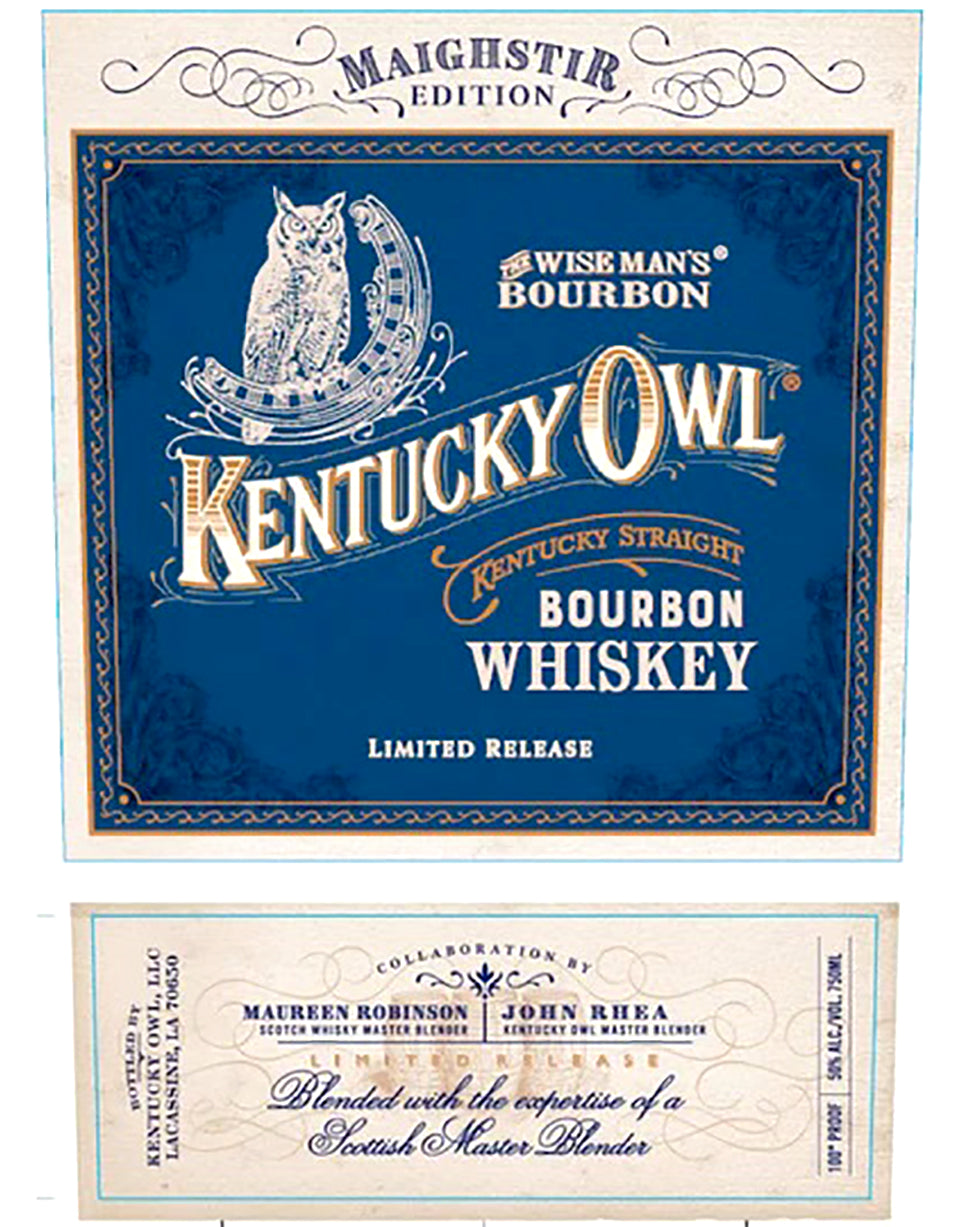 Kentucky Owl Maighstir Edition Kentucky Straight Bourbon - Kentucky Owl
