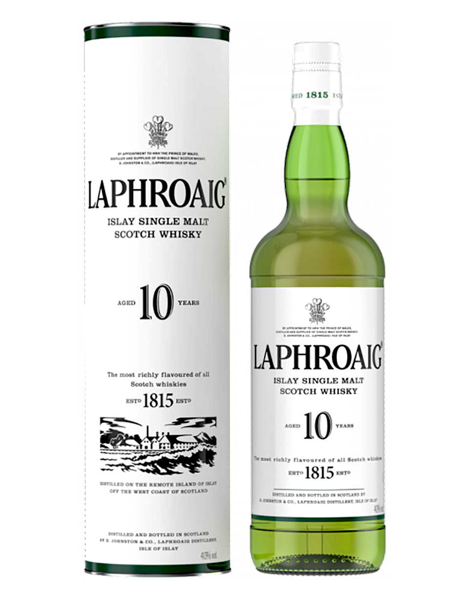 LaPhroaig Scotch Whisky, Islay Single Malt, 10 Years Old - 750 ml