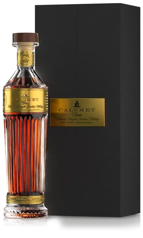 Calumet Farm 18 Year Bourbon Trophy Decanter 100th Anniversary Release Calumet