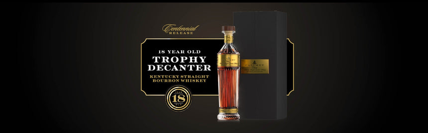 Lanzamiento del decantador Trophy de bourbon Calumet Farm de 18 años conmemorativo del centenario