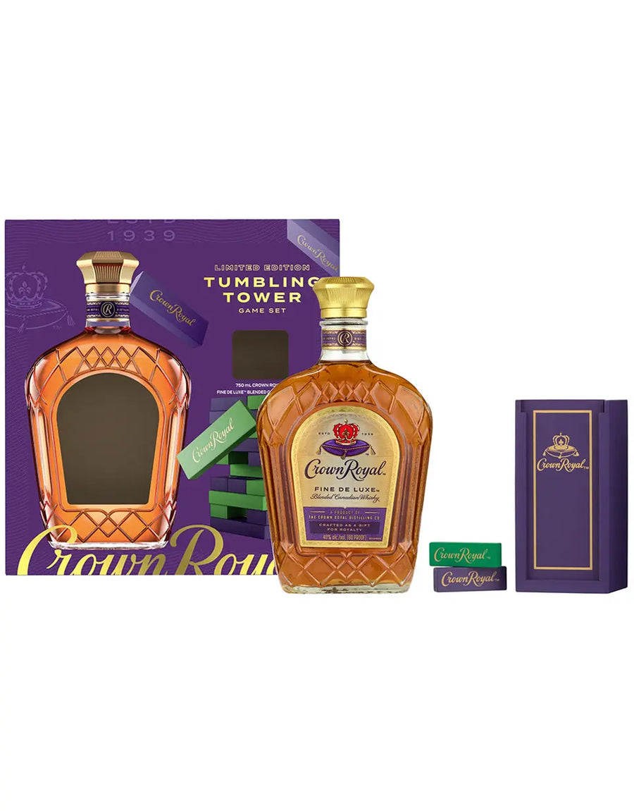 Crown Royal Deluxe Tumbling Tower Gift Set