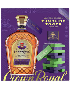 Crown Royal Deluxe Tumbling Tower Gift Set